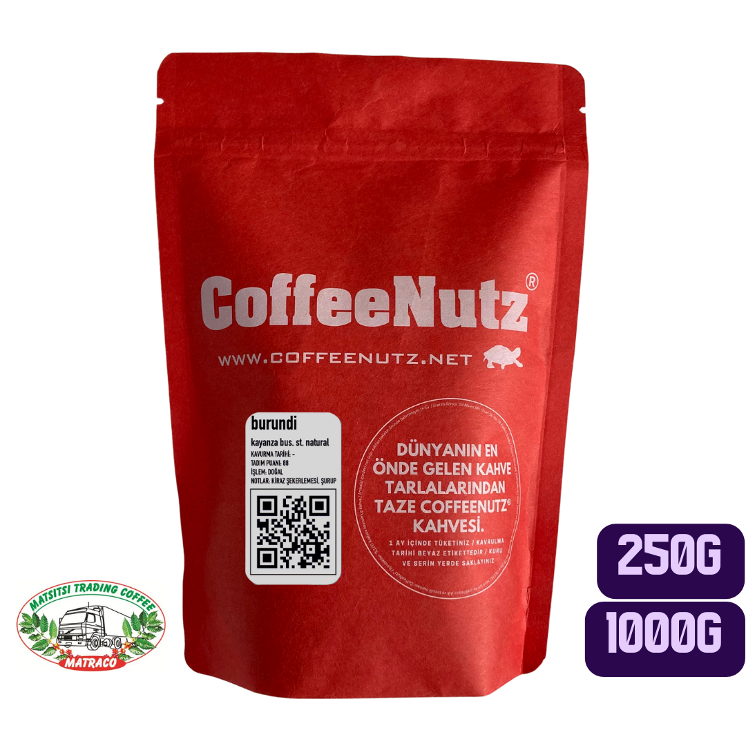 Burundi Kayanza Businde Station Natural Process - CoffeeNutz® Taze Kavrulmuş Kahve