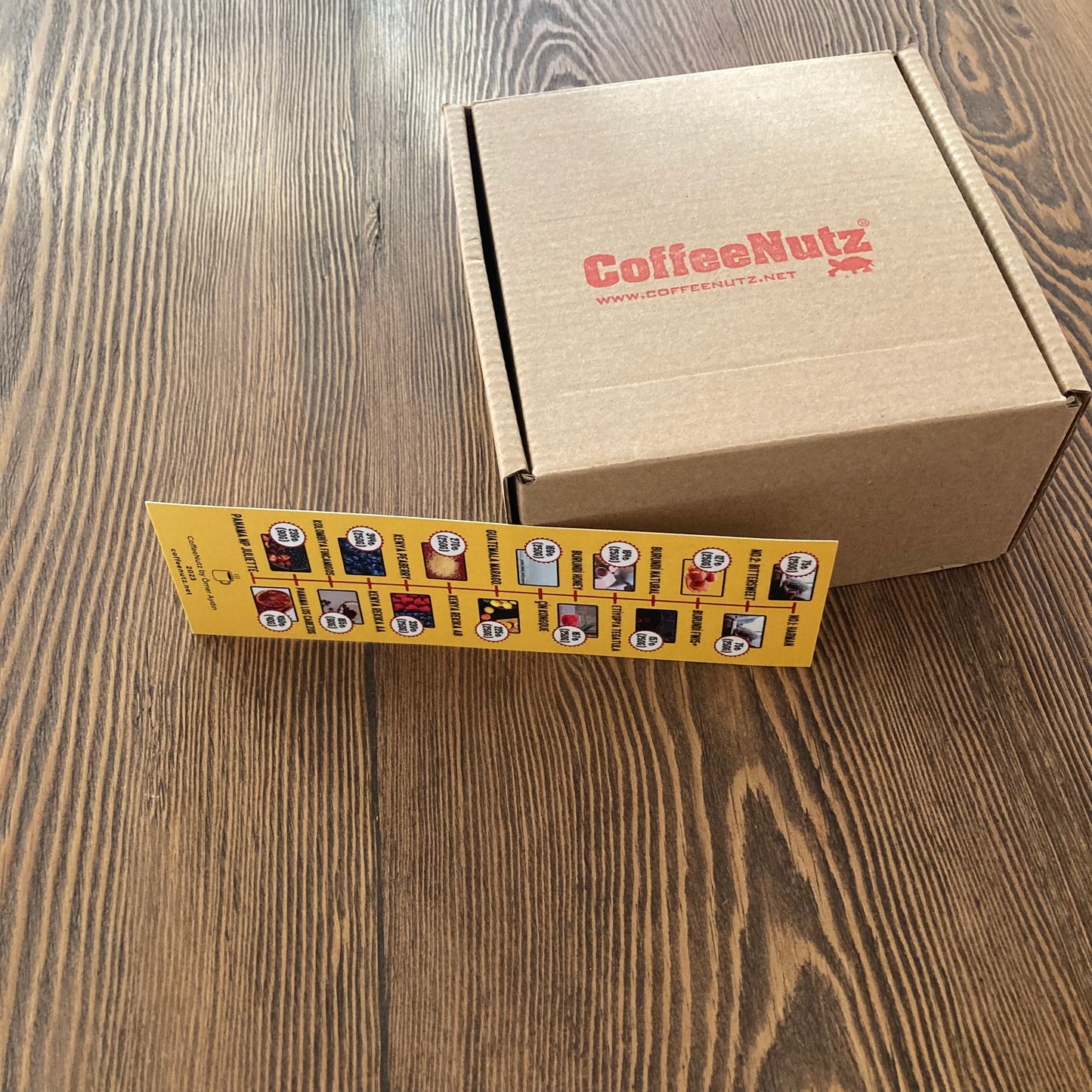 CoffeeNutz Tadım Seti ve Kitap Ayracı