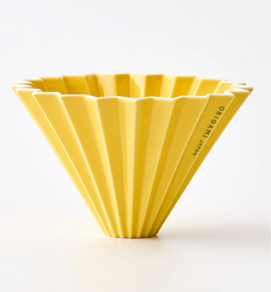 Yellow Origami Dripper - CoffeeNutz®
