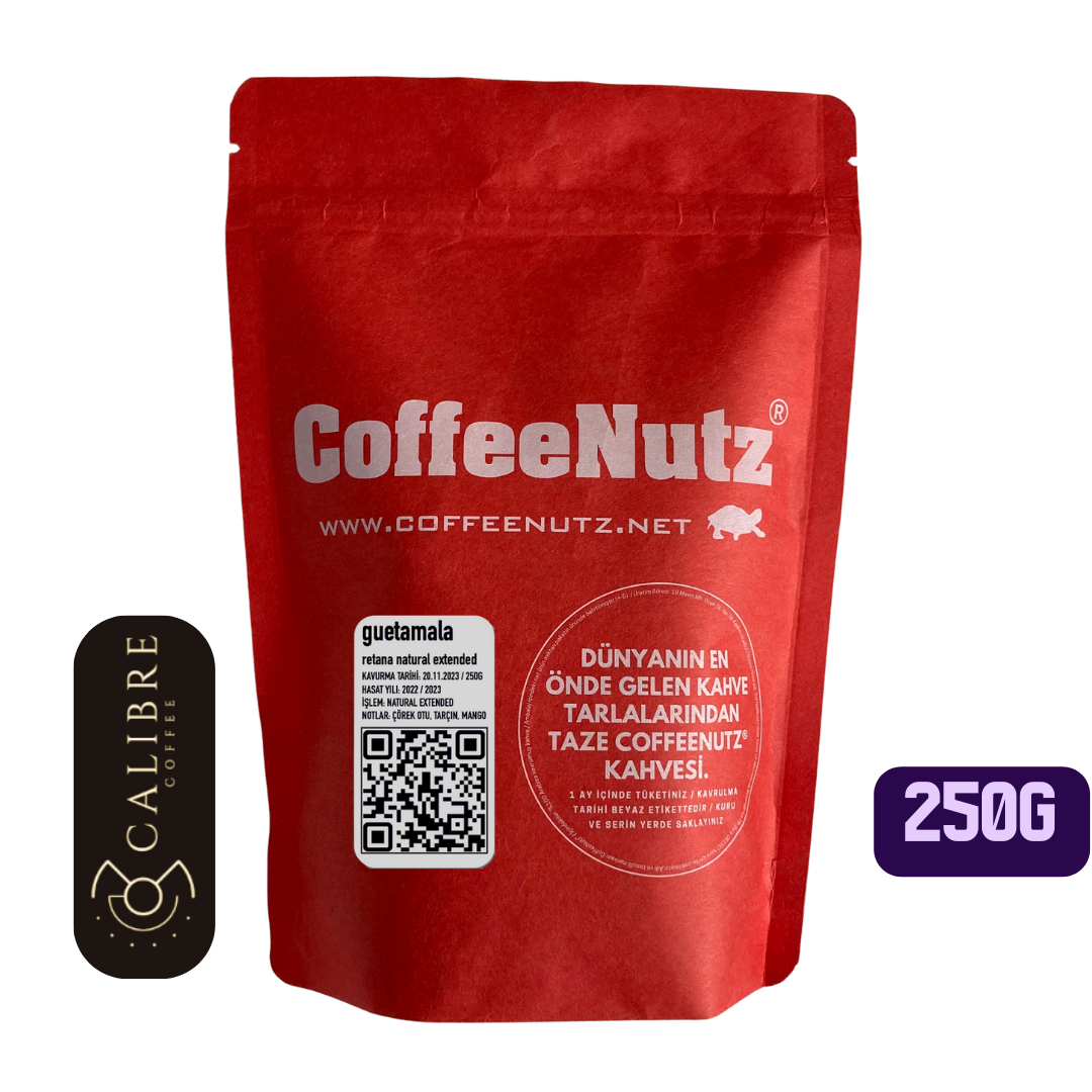 taze kavrulmuş coffeenutz guatemala retana natural extended 250G kahvesi